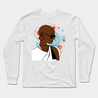 Black Beauty - Bald in White Long Sleeve T-Shirt